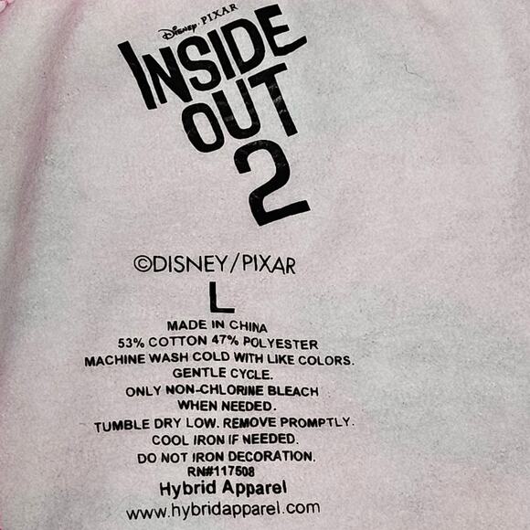 DISNEY PIXAR INSIDE OUT 2 WOMEN'S SHORTS SIZE LARGE - Picture 7 of 7